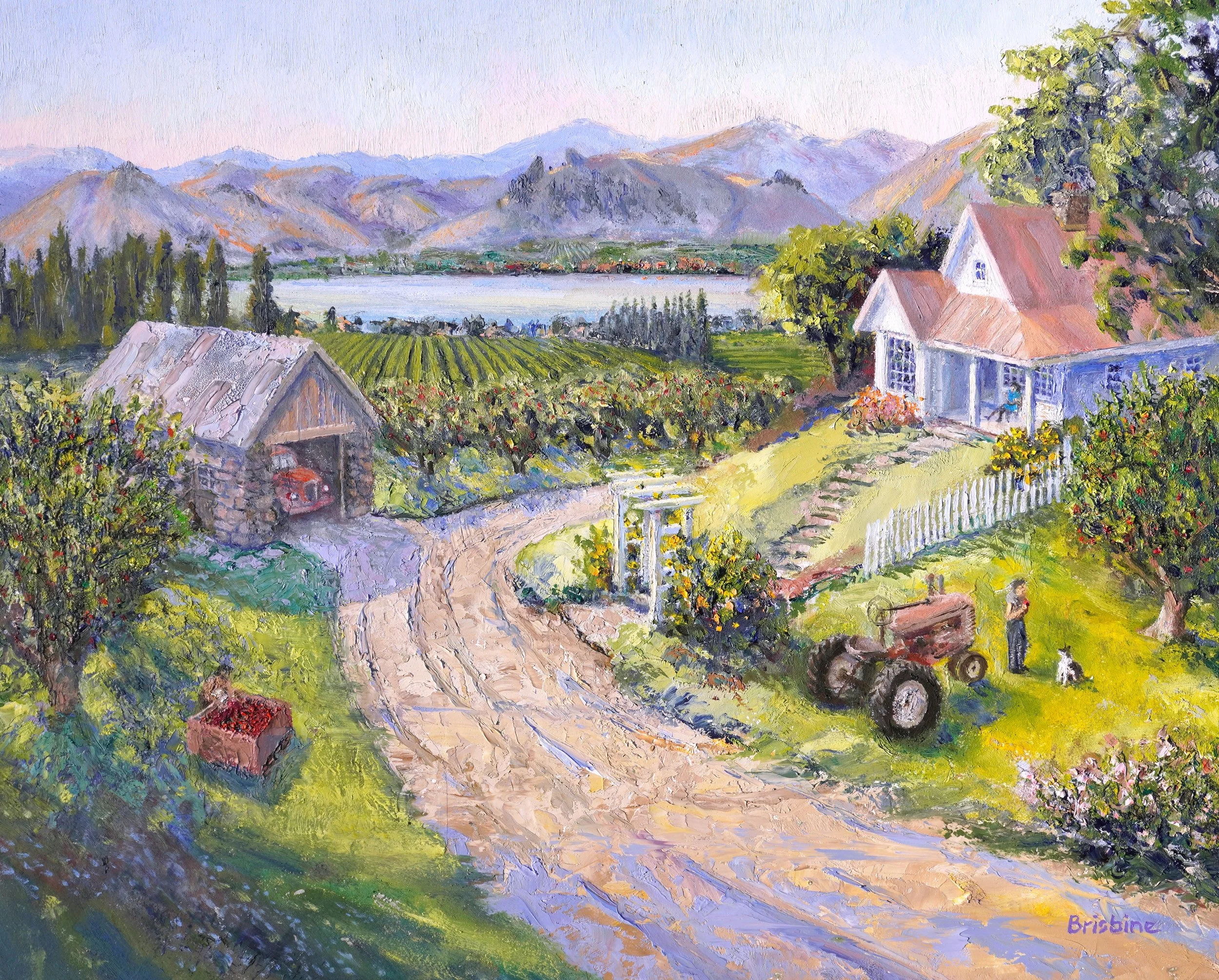 Apple Blossom Festival Art Print — Washington State Apple Blossom